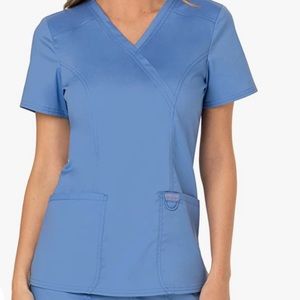 Cherokee Women’s Mock Wrap Scrub Top